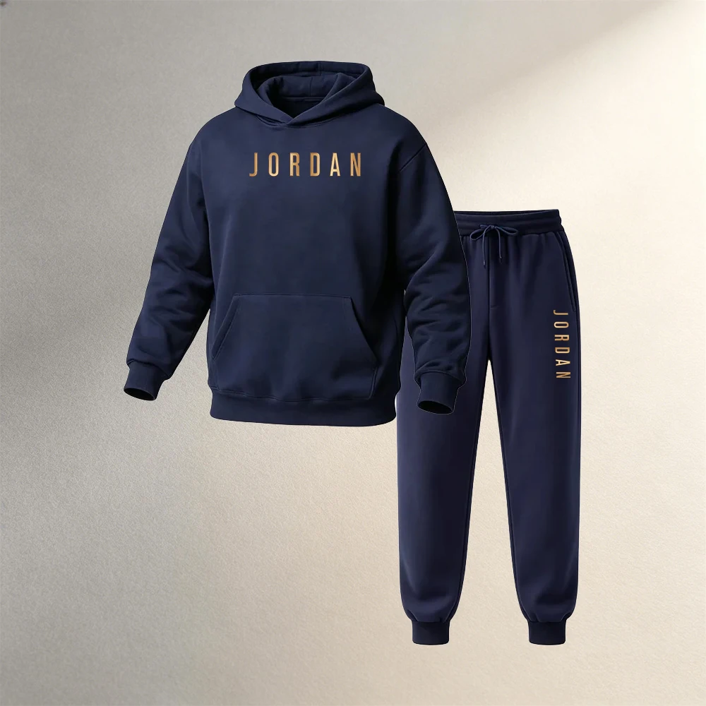 Men's Clothing 2 Piece Pullove - Joggers Pants ulasan dan harga