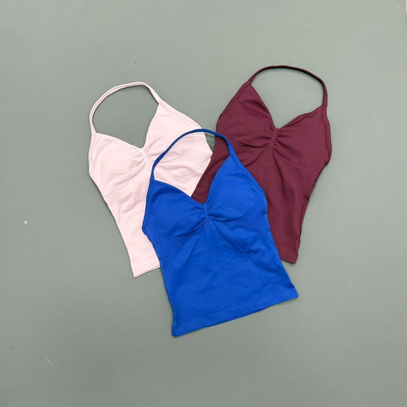 Gym Women Sports Tank Top Seam - Running Belt ulasan dan harga
