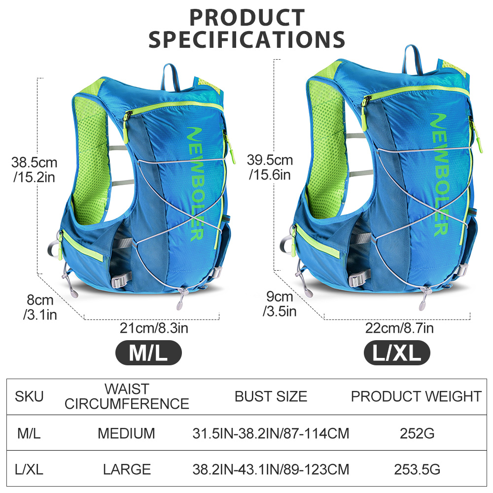 NEWBOLER Running Hydrating Ves - Hydration Vest ulasan dan harga