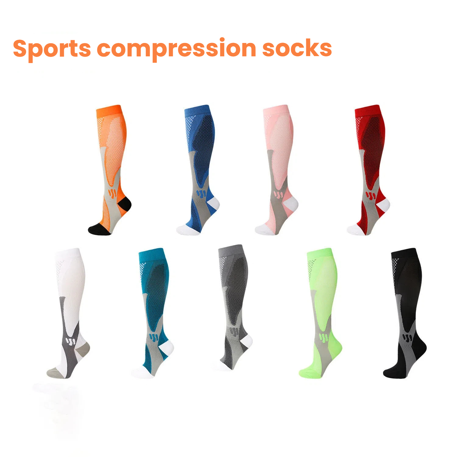 Cross Border Nylon Compression - Sports Socks ulasan dan harga