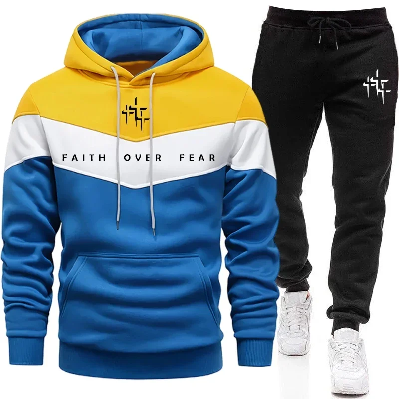 Faith Over Fear Men's Tracksui - Joggers Pants ulasan dan harga