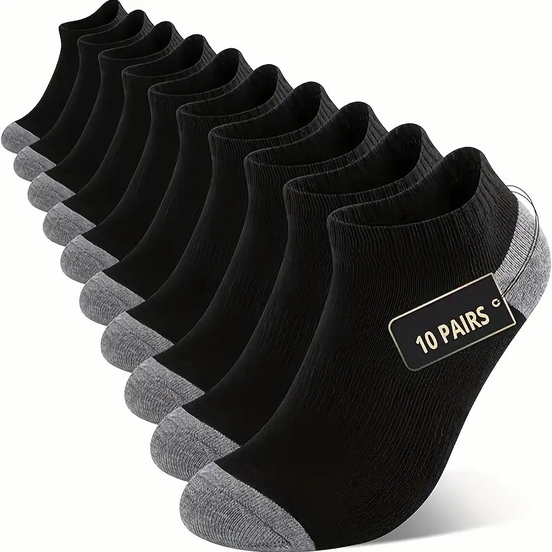10/30 Pair Neutral Solid Color - Sports Socks ulasan dan harga