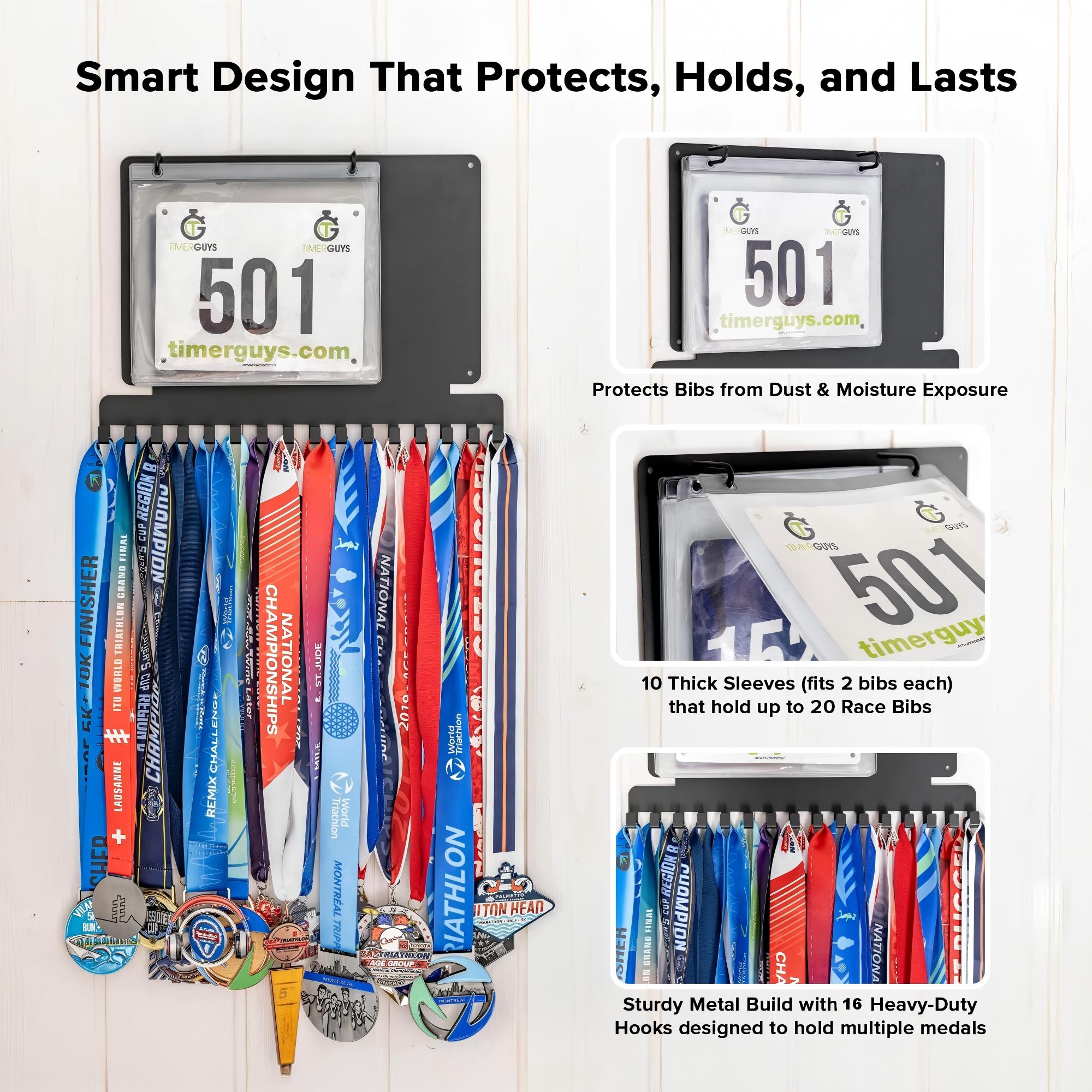 Running Medal Hanger Display,  - Race Bib ulasan dan harga