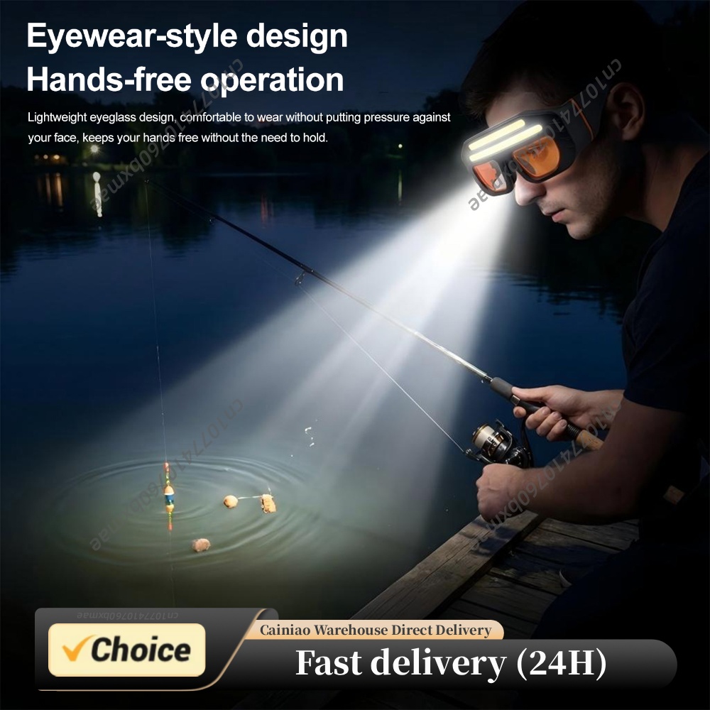 LED COB Double Light Source Pr - Running Headlamp ulasan dan harga