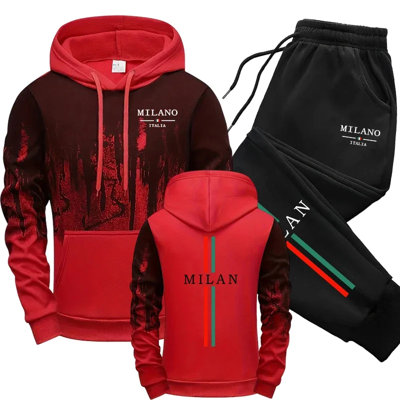 Autumn Winter Tracksuit Italy  - Joggers Pants ulasan dan harga