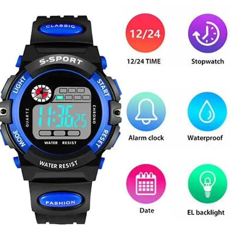 Children's Electronic Watch Bo - Running Watch ulasan dan harga