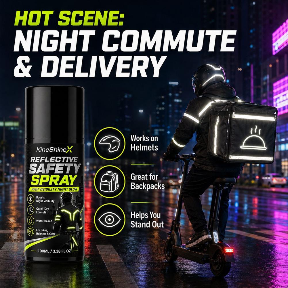 Night Reflective Safety Spray  - Running Visibility Gear ulasan dan harga
